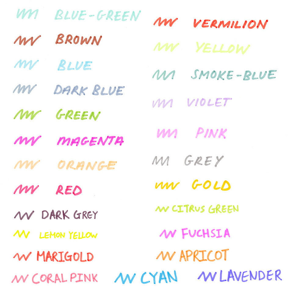 Zebra Mildliner Twin Tip Pastel Highlighter by Zebra at Cult Pens