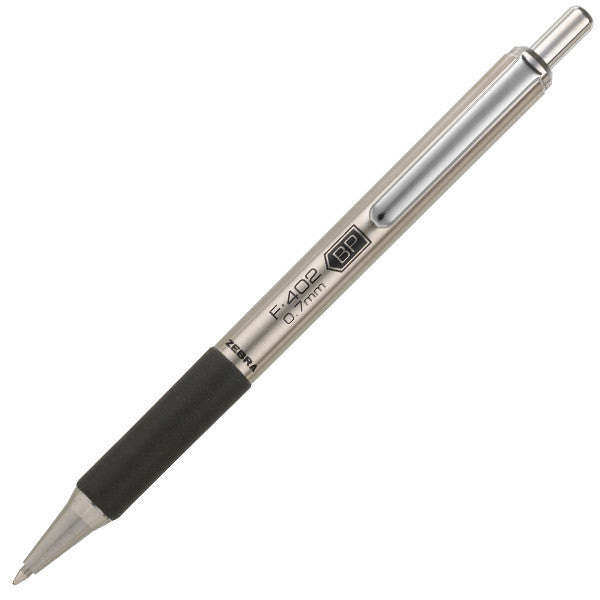 Zebra F-402 Stainless Steel Ballpoint Pen by Zebra at Cult Pens