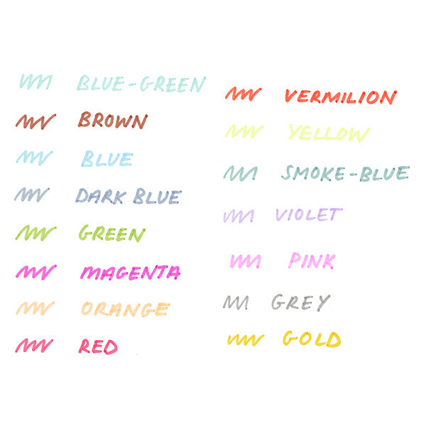 Zebra Mildliner Twin Tip Brush Pen by Zebra at Cult Pens