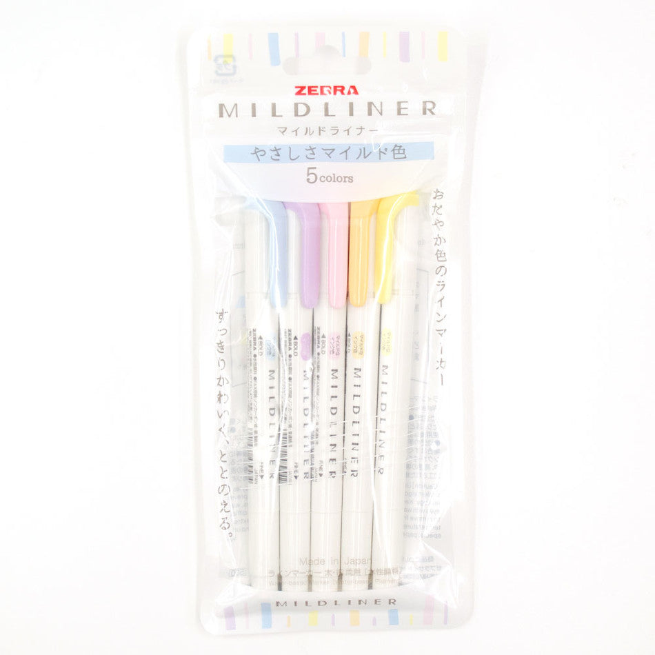 Zebra Mildliner Pen Set Gentle by Zebra at Cult Pens