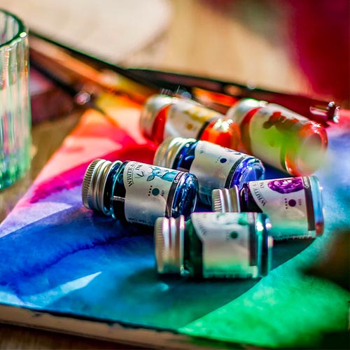Color Draw Downs Ink Drawing Ink - from Diamine, Daler-Rowney, Pilot and Herbin