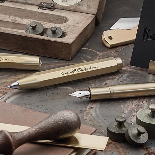 Kaweco Brass Sport - the popular pocket pen goes metal