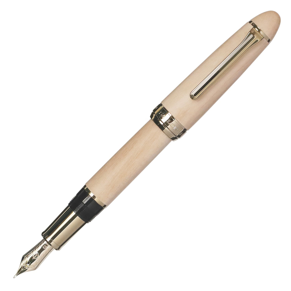 Large Ink Pen Sailor 1911 Large Fountain Pen Hard Maple Limited Edition Natural Medi