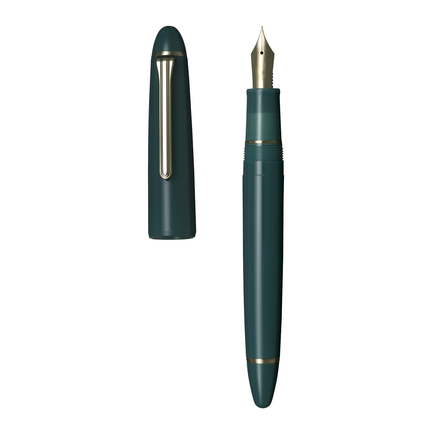 Sailor 1911 Large Casual Fountain Pen Muted Green with Gold Trim Steel