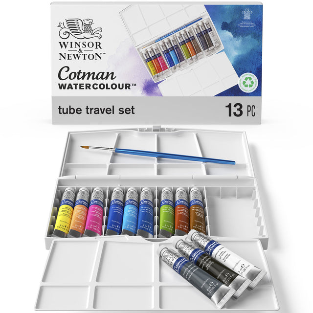 Winsor & Newton Cotman Watercolour Tube Travel Set