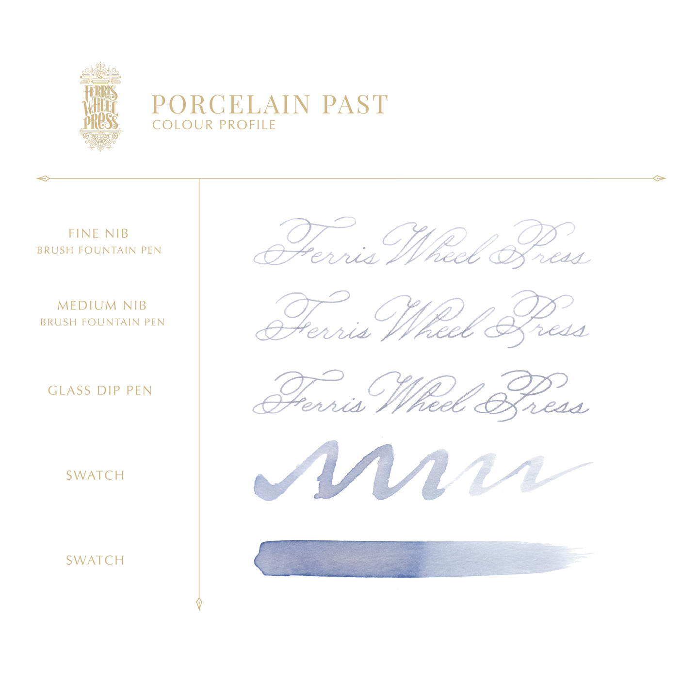 Ferris Wheel Press Fountain Pen Ink 38ml Porcelain Past