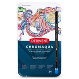Derwent Chromaqua Watercolour Pencil Tin of 24