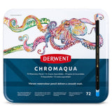 Derwent Chromaqua Watercolour Pencil Tin of 72