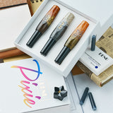 Benu Pixie Pocket Fountain Pen Metallic Dust Set of 3