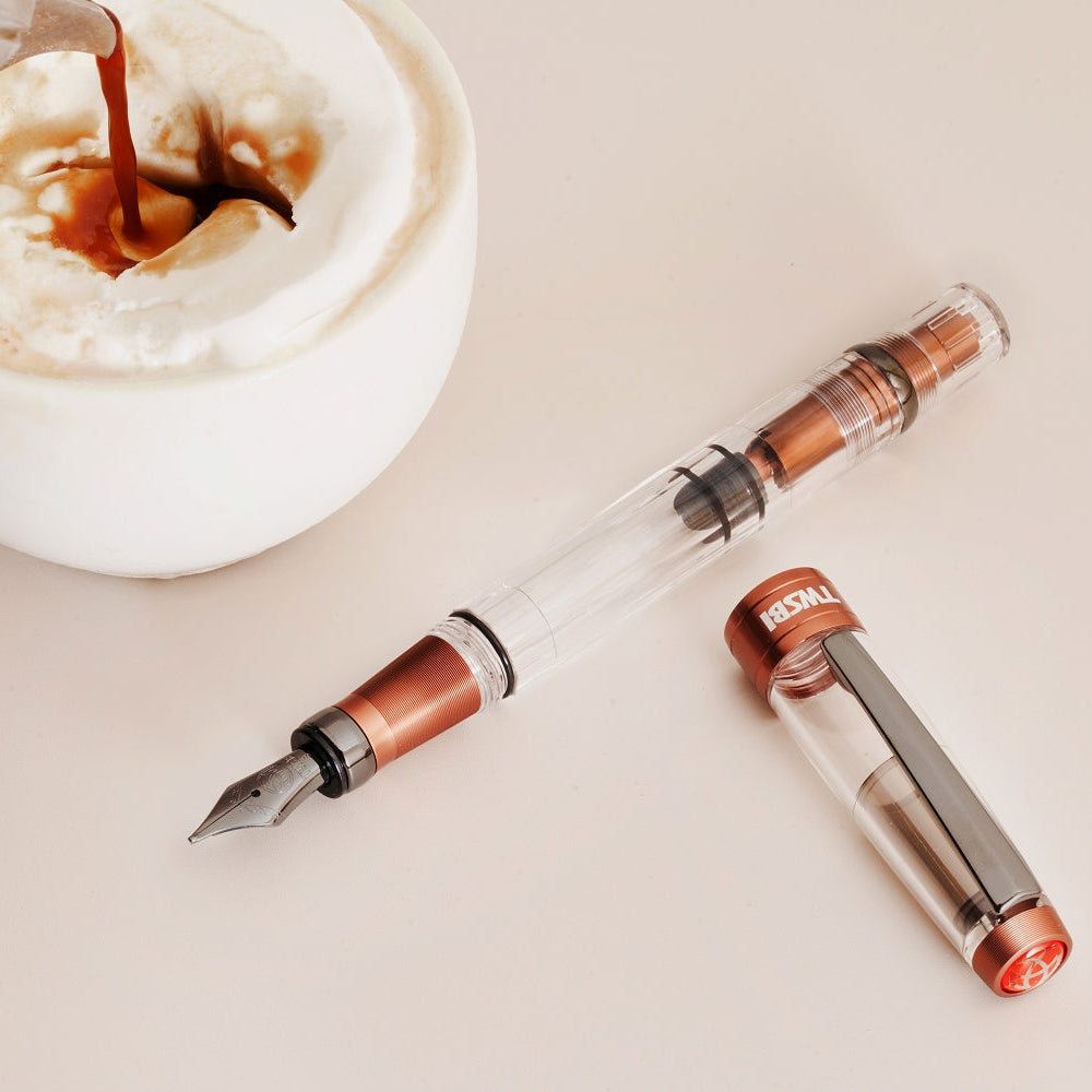 TWSBI Diamond 580ALR Fountain Pen Affogato With Onyx