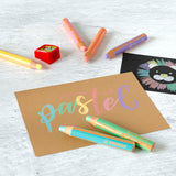 STABILO woody 3 in 1 Pastel Pencil Wallet of 6 + Sharpener