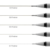 Winsor & Newton Fineliner Assorted Set of 5