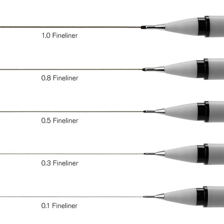 Winsor & Newton Fineliner Assorted Set of 5