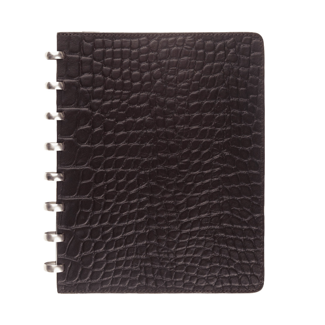 Atoma Pur Croco Brown Leather Notebook 165 x 210