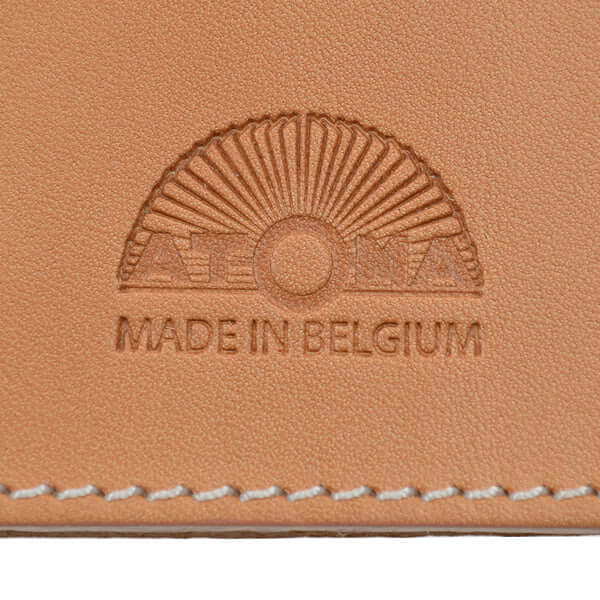 Atoma Pur Disc-Bound Refillable A5+ Notebook Natural Leather by Atoma at Cult Pens