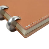 Atoma Pur Disc-Bound Refillable A5+ Notebook Natural Leather by Atoma at Cult Pens
