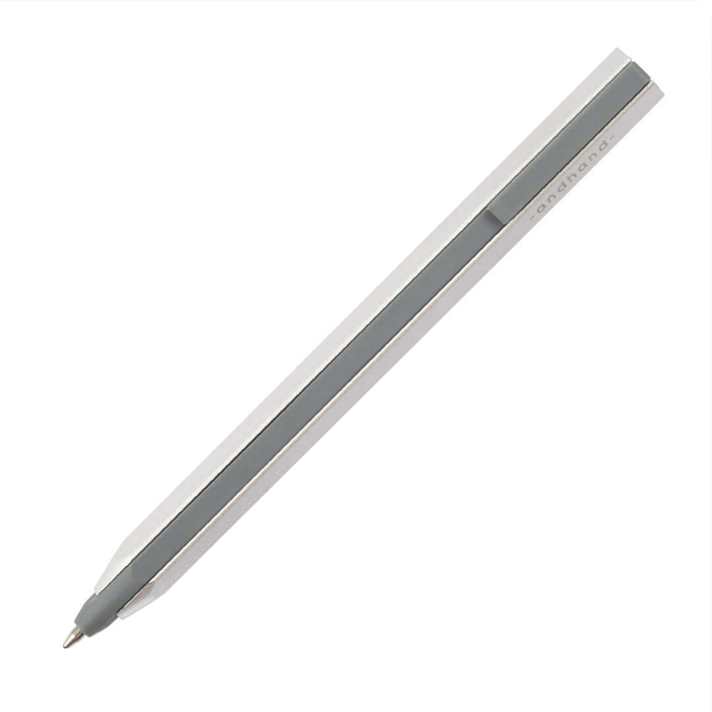 Andhand Core Retractable Ballpoint Pen Silver Lustre by Andhand at Cult Pens