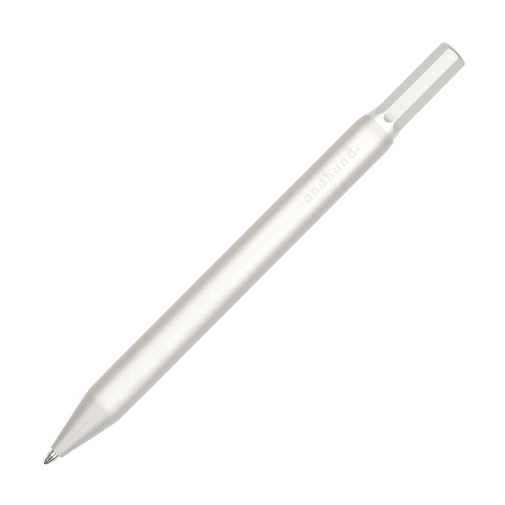 Andhand Method Retractable Ballpoint Pen Silver by Andhand at Cult Pens