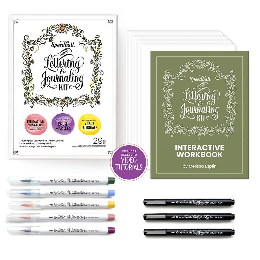 Hand Lettering Journal Speedball Hand-Lettering and Journaling Kit
