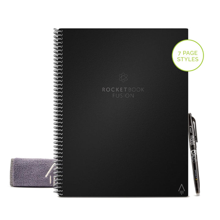 Never Pay Full Price for Rocketbook Fusion Smart Notebook A4 Black