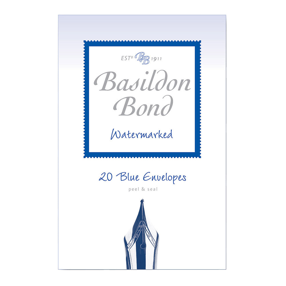 Basildon Bond Duke Envelopes Pack of 20 Blue