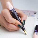 Benu Pixie Pocket Fountain Pen Plum Cream