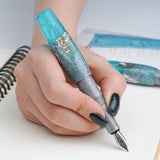 Benu Pixie Pocket Fountain Pen Aqua Glow