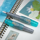Benu Pixie Pocket Fountain Pen Aqua Glow