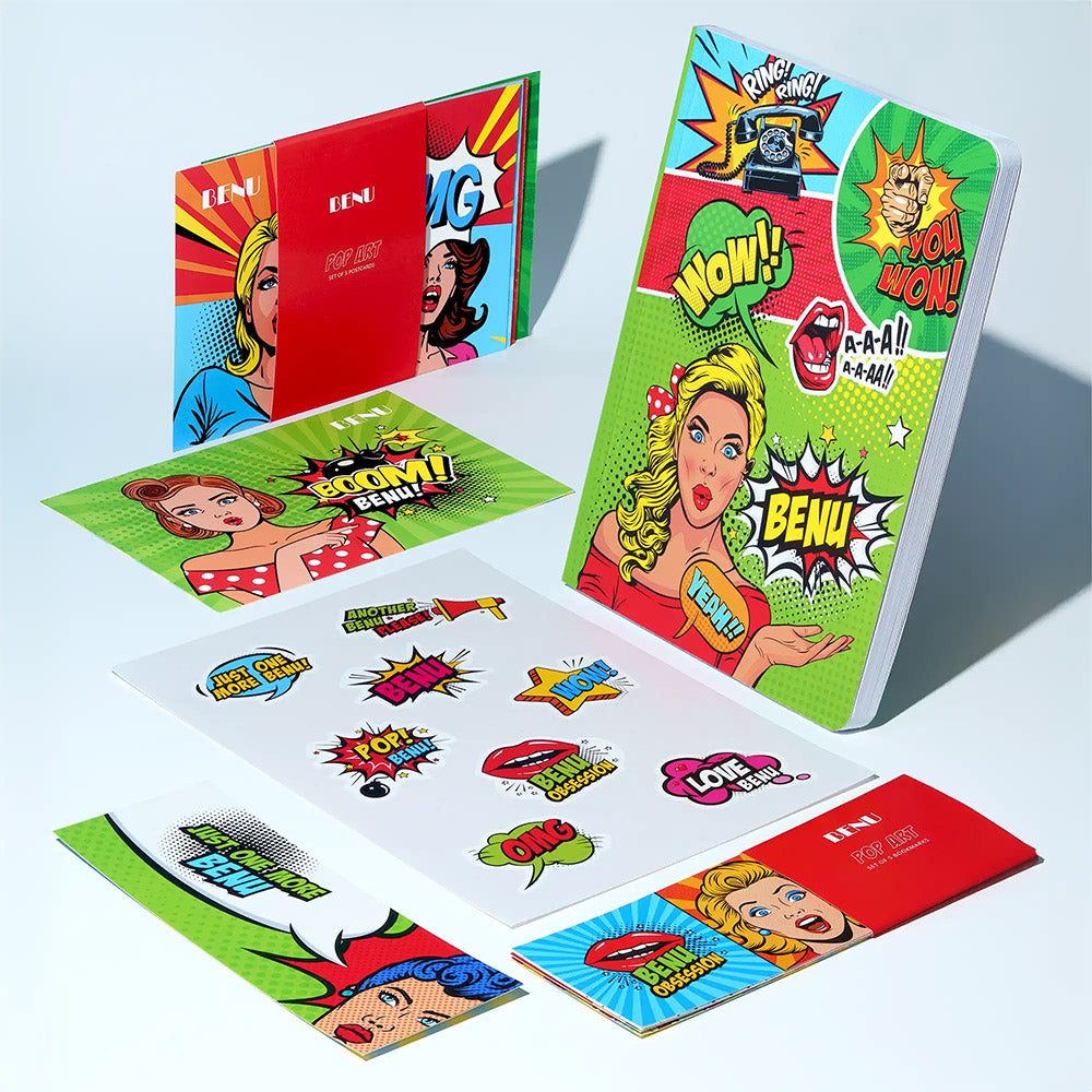 Benu Pop Art Postcard Set