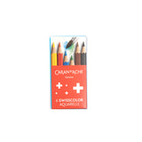 Caran d'Ache Swisscolor 6 Half Length Water-Soluble Colour Pencils