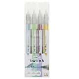 Sun-Star TWIINK 2-Colour Pen Set of 4