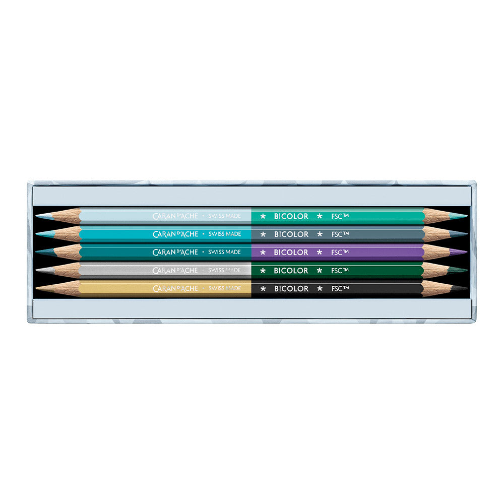Caran d'Ache Alpine Frost Special Edition Bicolor Pencil Set