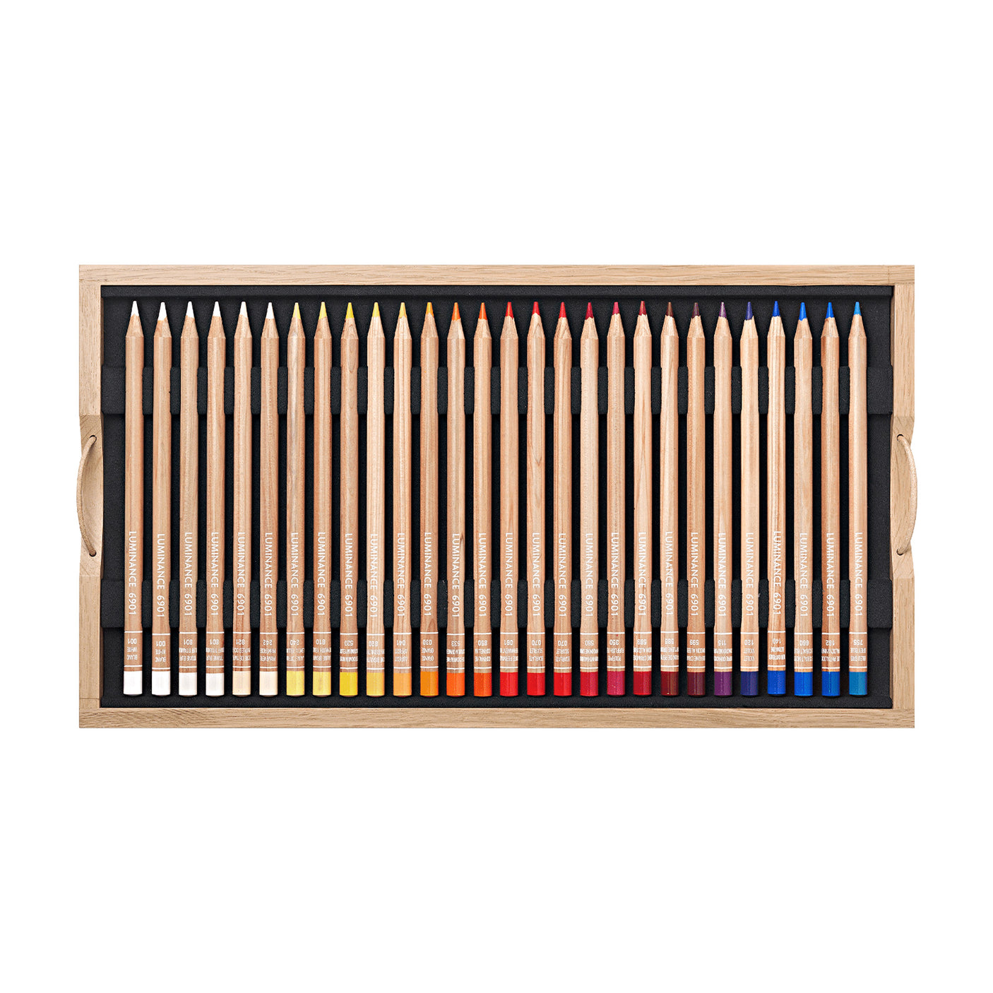 Caran d'Ache Luminance 6901 Luxury Wooden Box with 100 Pencil Set