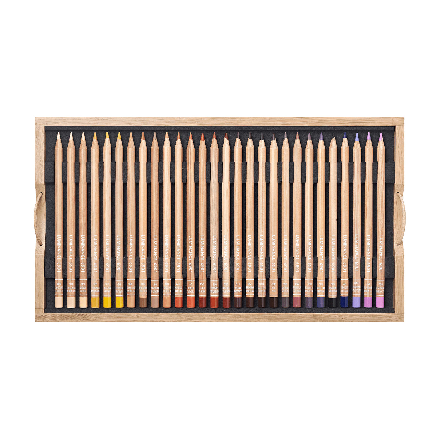 Caran d'Ache Luminance 6901 Luxury Wooden Box with 100 Pencil Set