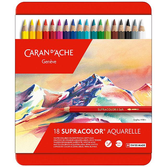 Supracolor Water Soluble Pencils Tin 18