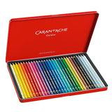 Caran d'Ache Pablo Artists Permanent Colour Pencil Assorted Tin of 30 by Caran d'Ache at Cult Pens