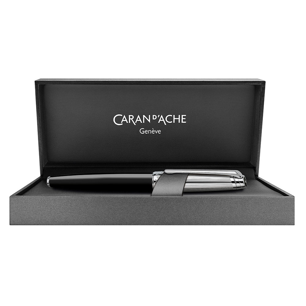 Caran d'Ache Leman Fountain Pen Bicolor Black