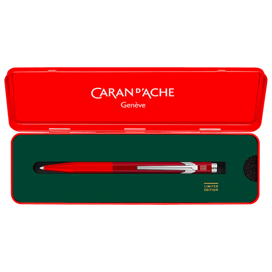 Caran d'Ache Wonder Forest 849 Ballpoint Pen Red by Caran d'Ache at Cult Pens