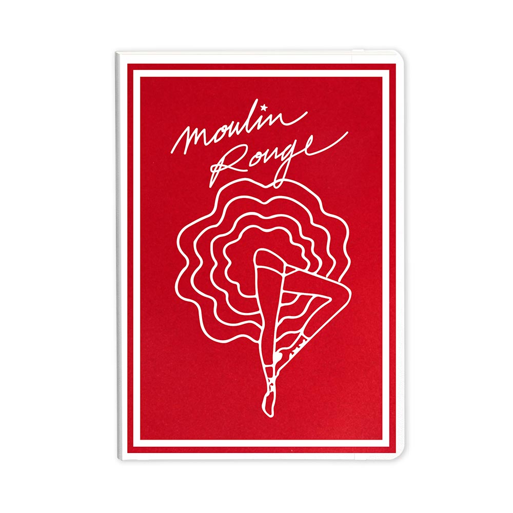 Clairefontaine Moulin Rouge Softcover Notebook A5