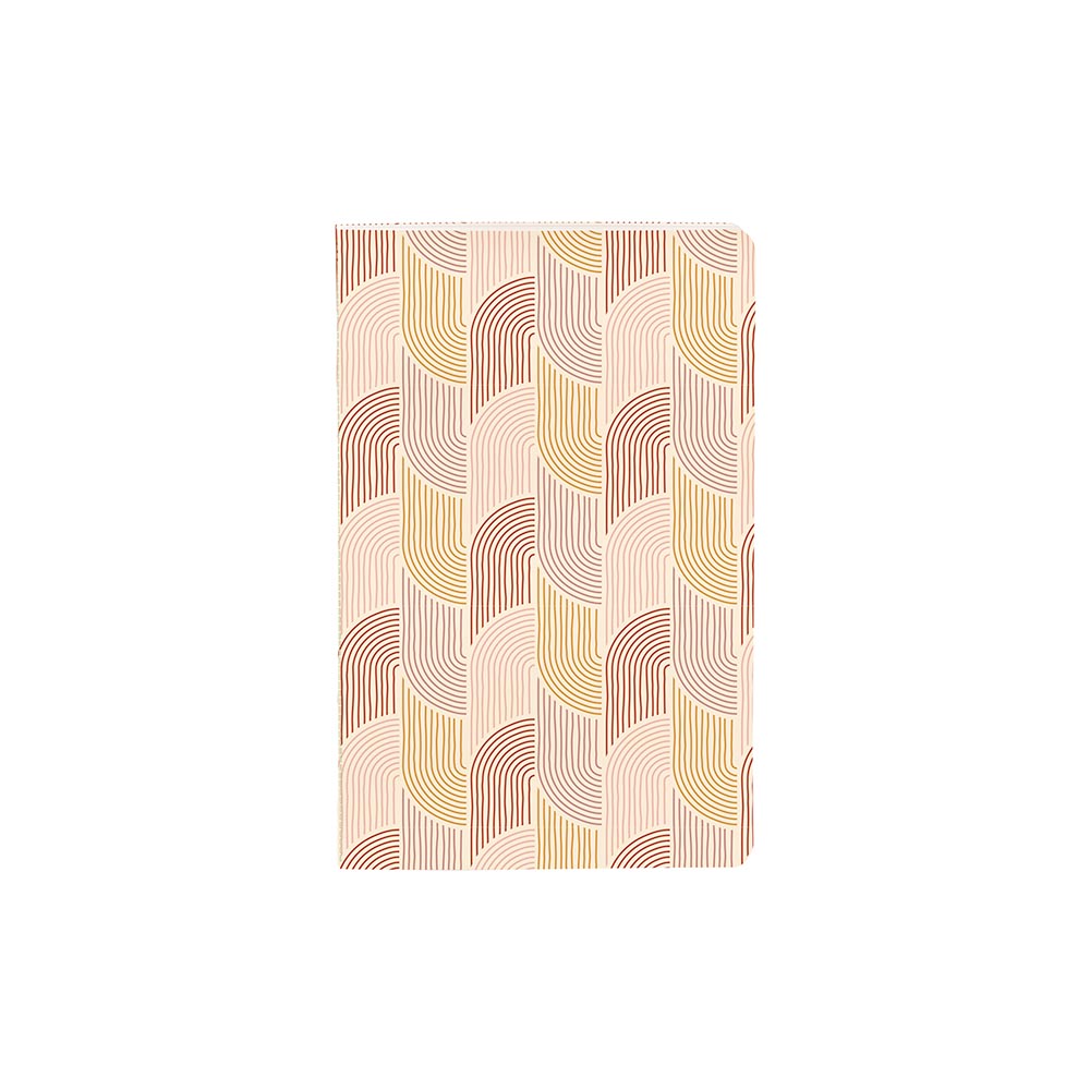 Clairefontaine Terracotta Stapled Notebook Sewn On Spine 9x14cm Assorted