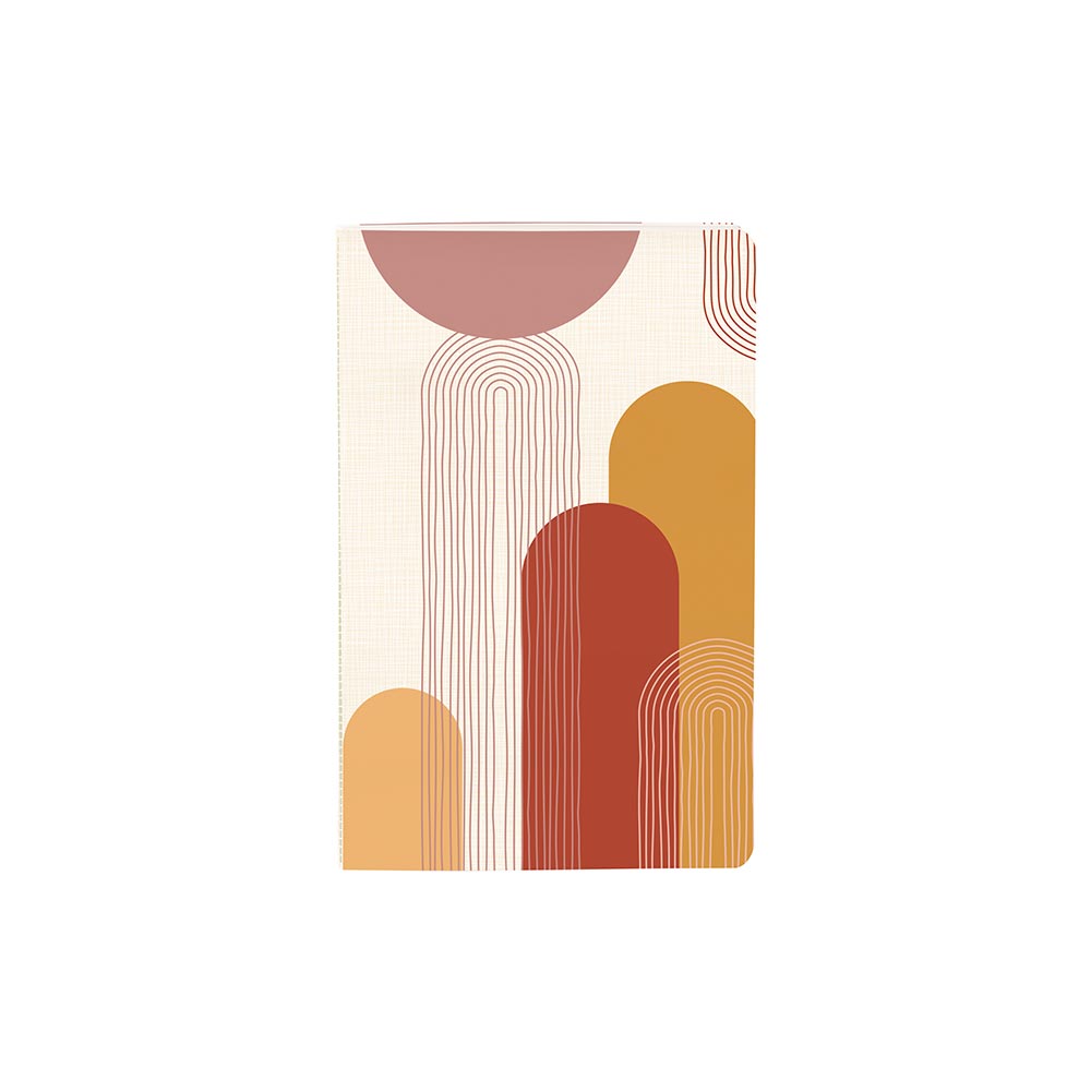 Clairefontaine Terracotta Stapled Notebook Sewn On Spine 9x14cm Assorted