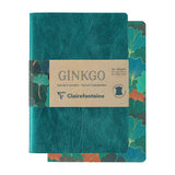 Clairefontaine Ginkgo Set of 2 Stapled Notebooks Sewn On Spine A5
