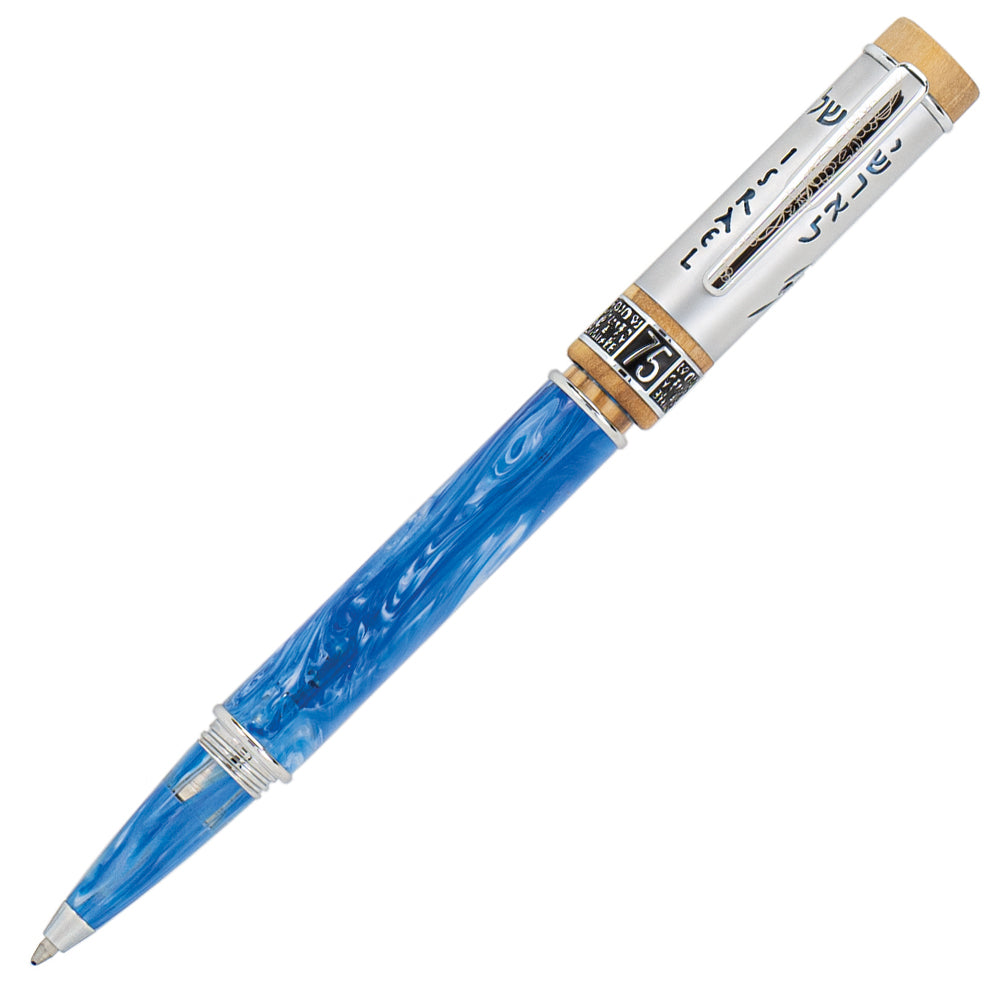Conklin Israel 75th Anniversary Diamond Jubilee Collection 1948 Rollerball Pen Limited Edition by Conklin at Cult Pens