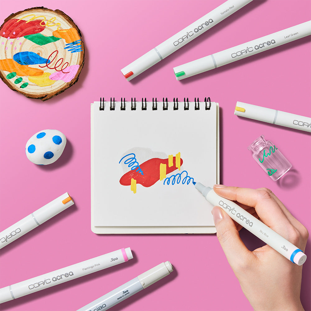 Copic Acrea Paint Marker Set of 6 Vivid Colours