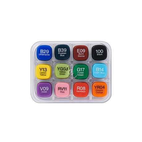 Copic Classic Marker Pen Set of 12