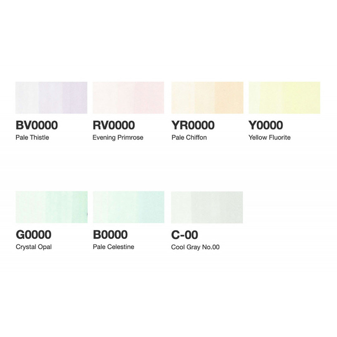 Copic Airy Tones Trial Set 6+1 Limited Edition