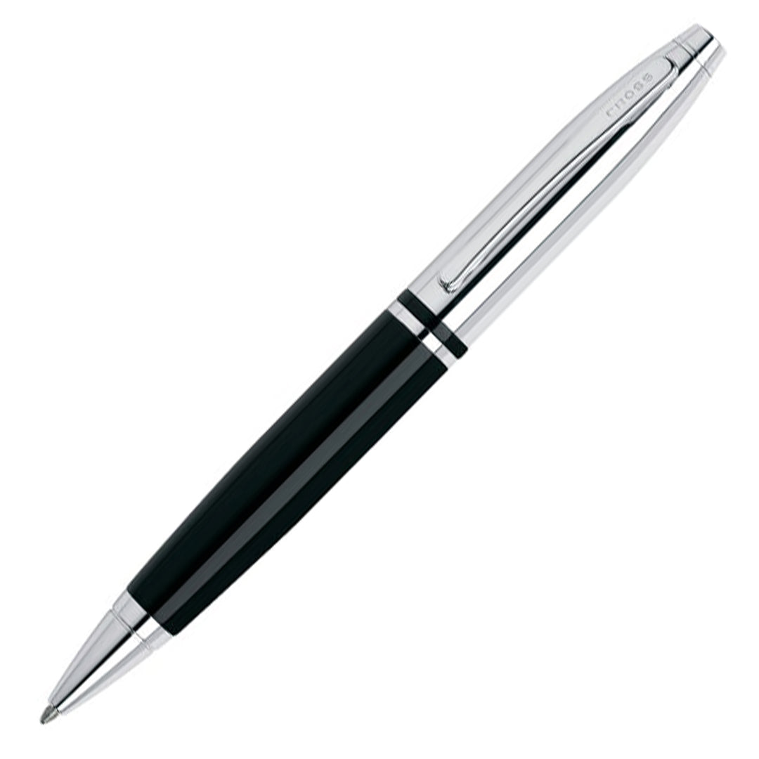 Cross Calais Ballpoint Pen Chrome & Black Lacquer