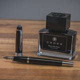 Cross Bailey Fountain Pen & Ink Set Black