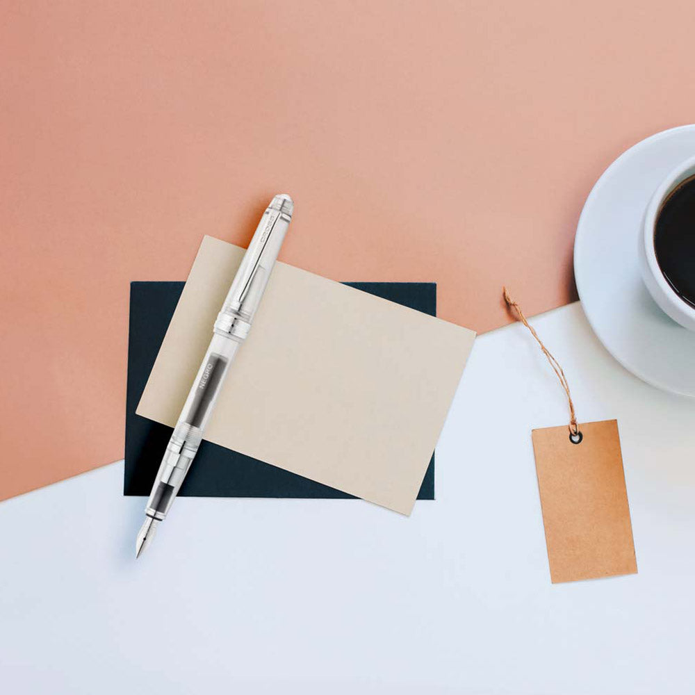 Cross Bailey Light Translucent Clear Fountain Pen Extra Fine