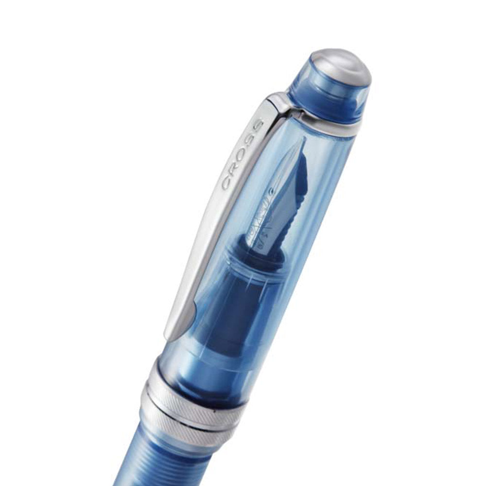 Cross Bailey Light Translucent Blue Fountain Pen Extra Fine